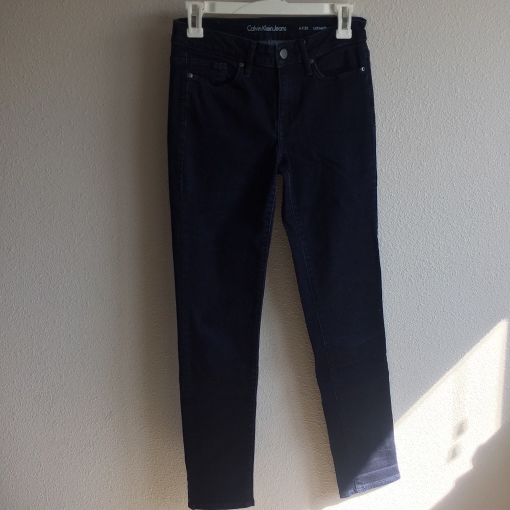 calvin klein | blue skinny jeans